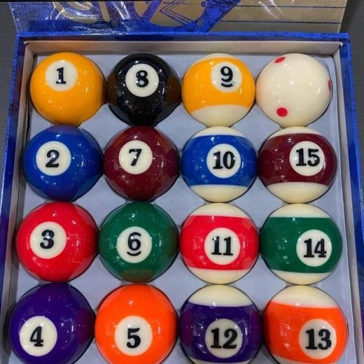Set of numbered balls